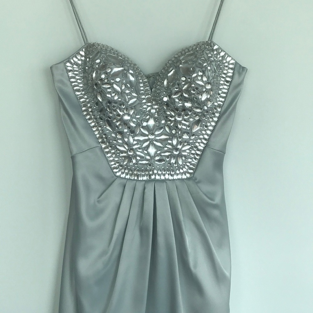 Silver Cocktail Dress